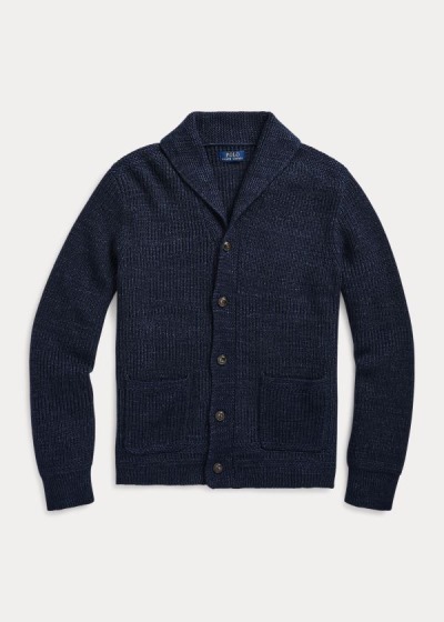 Polo Ralph Lauren Cotton Shawl-Collar Cardigan Herre Danmark (AVLOD4807)